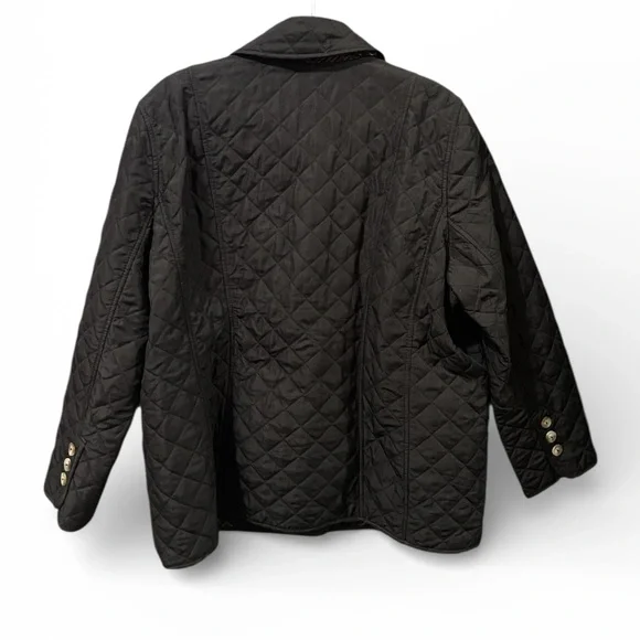 Chico's Black Quilted Puffer Jacket - Picture 2 of 4